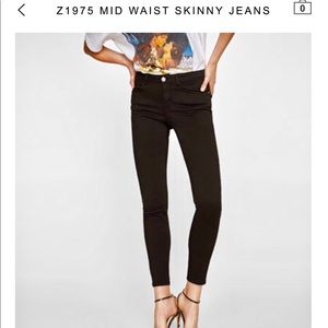 Zara black jeans size US8 EUR38